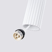 Pendellampa KARBON 1 vit + 1x LED-lampa GU-10 4000K Cold 7W 530lm