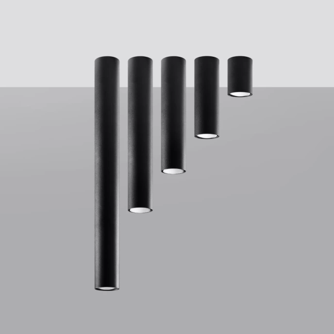 Taklampa LAGOS 10 svart