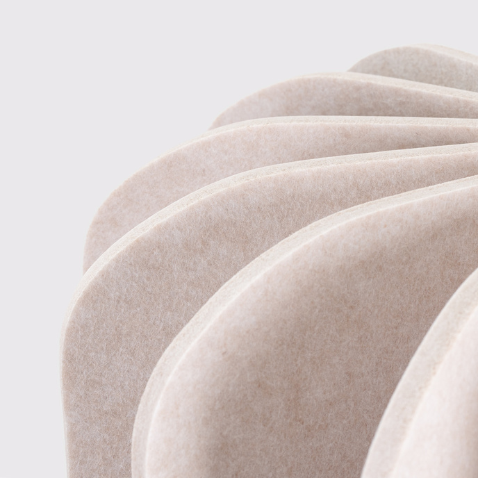 Pendellampa MULA 45 beige