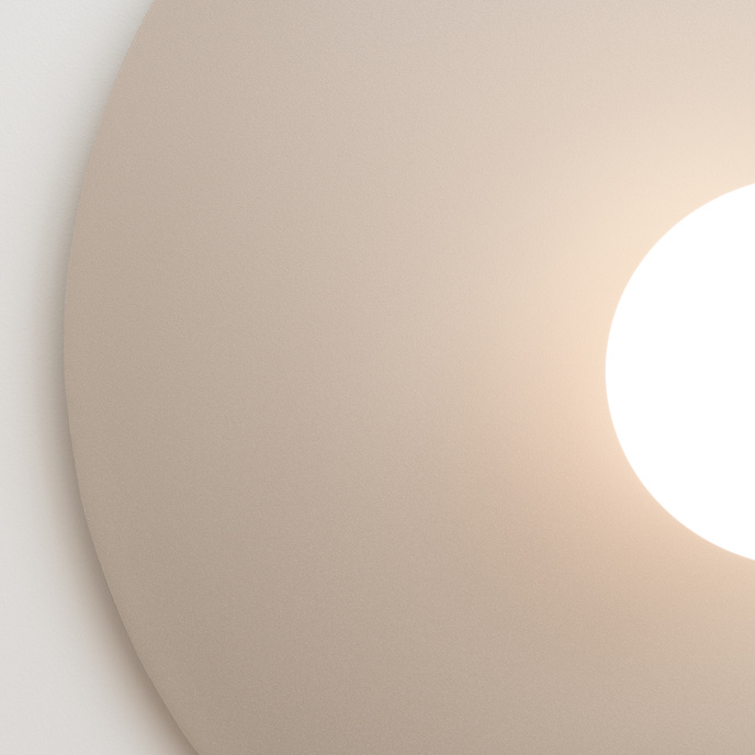 Vägglampa AKE 50 taupe