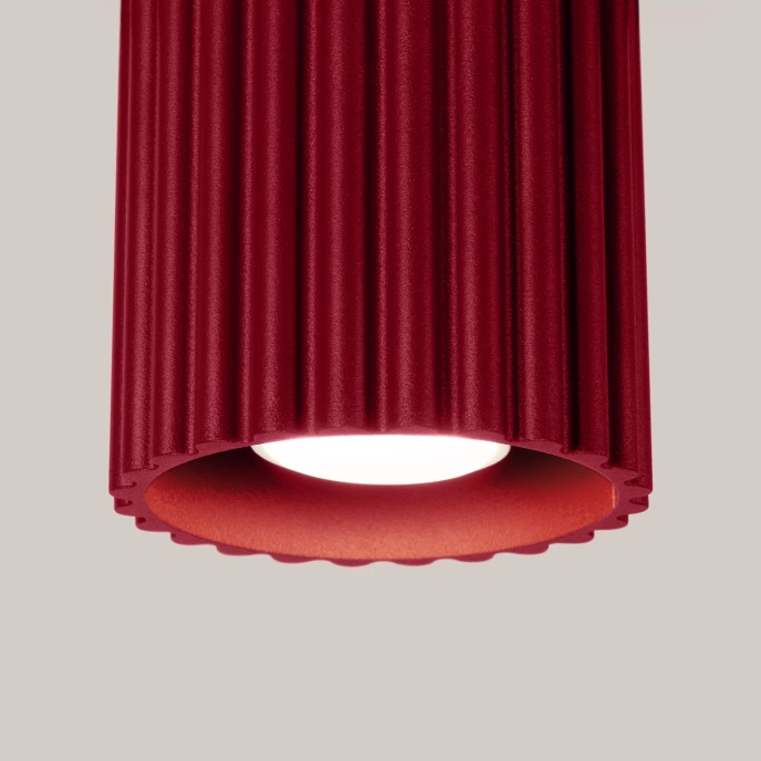 Taklampa AURA 1 burgundy GU10
