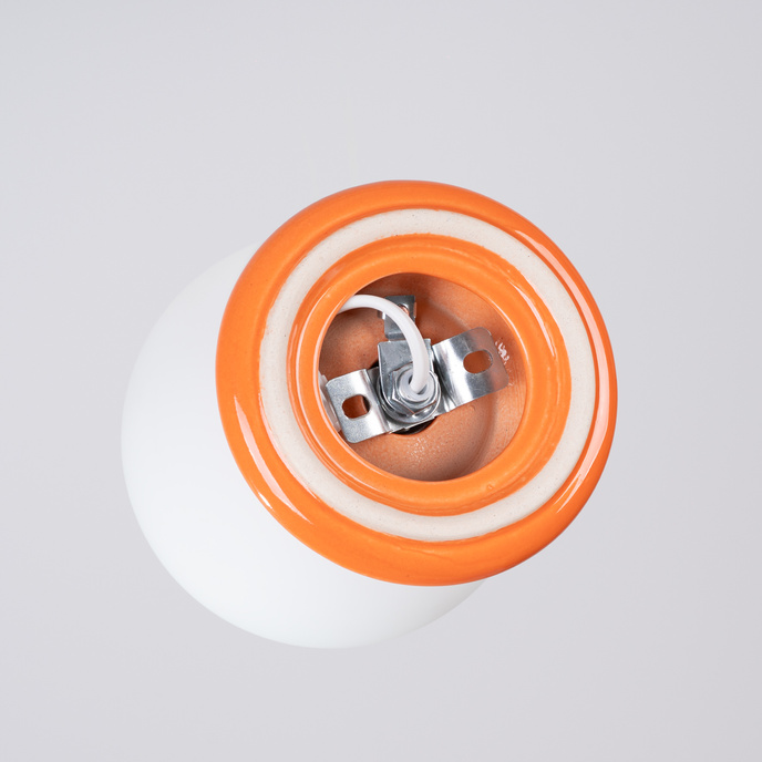 Taklampa ZORI orange IP44