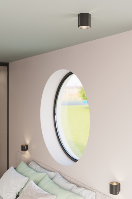 Plafond INEZ svart + 1x LED-lampa G9 3000K varm 4,5W 510lm