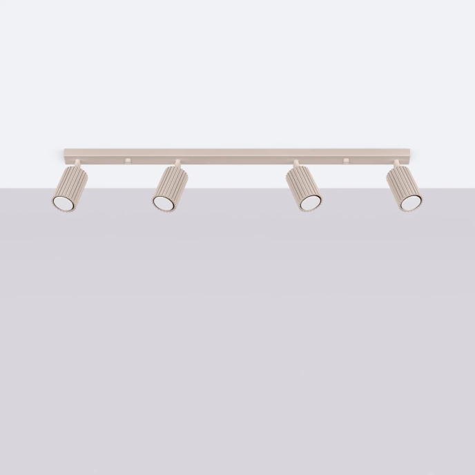 Taklampa KARBON 4L taupe