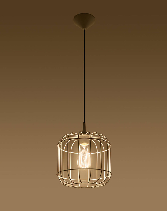 CELTA taklampa vit + 1x LED-lampa E27 3000K varm 7,5W 620lm