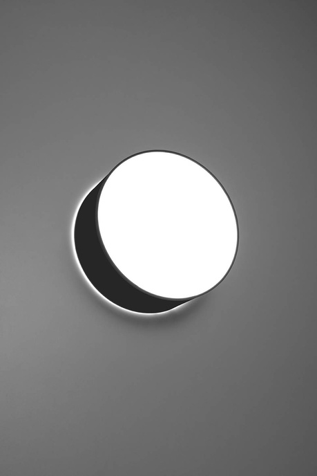 Takplafond ARENA 25 BLACK + 1x LED-lampa E27 3000K varm 7,5W 620lm