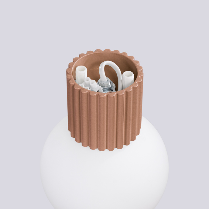 Vägglampa HALO mocca IP44