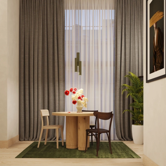 Taklampa LAGOS 3L olivgrön