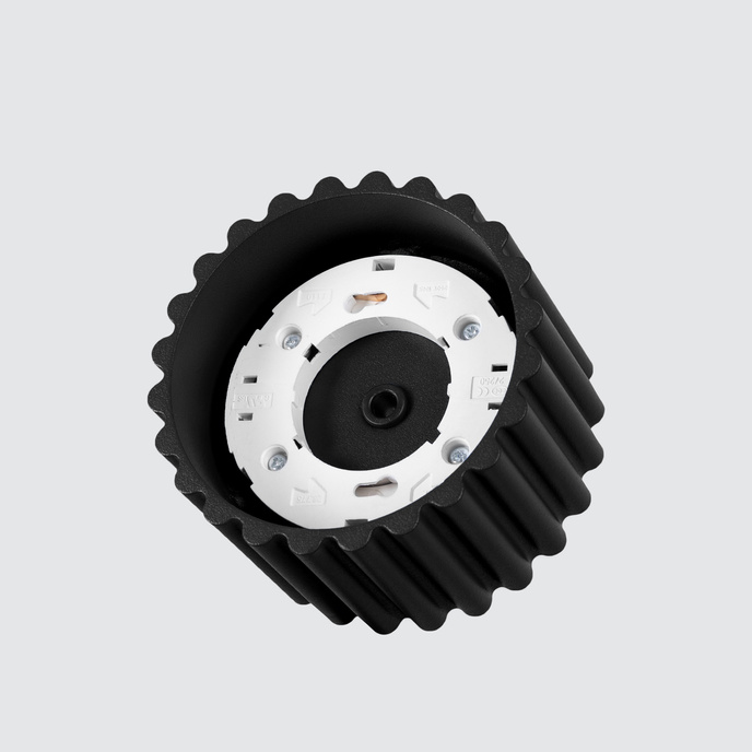 Taklampa AURA 1 svart Gx53