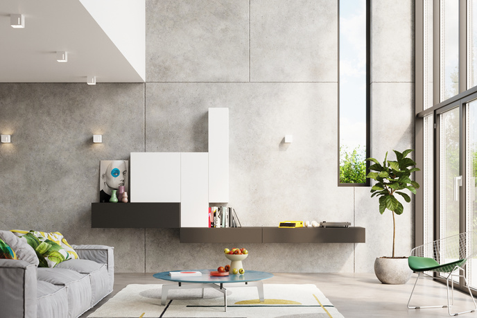 Vägglampa PIXAR vit + 1x LED-glödlampa G9 3000K varm 4,5W 510lm