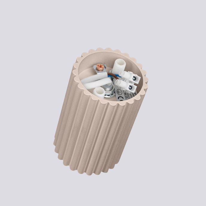 Taklampa KARBON 10 taupe