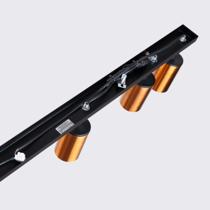 Taklampa WINX 6L svart/cooper