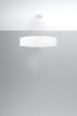 Ljuskrona SKALA 70 vit + 6x LED-lampa E27 4000K Kall 7,5W 650lm