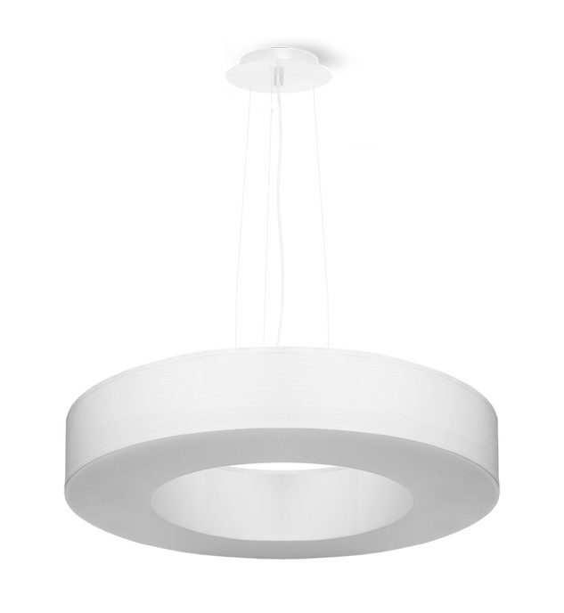 Ljuskrona SATURNO SILM 50 vit + 5x LED-lampa E27 4000K Kall 7,5W 650lm