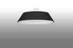 Plafond VEGA 60 svart + 5x LED-lampa E27 4000K Kall 7,5W 650lm