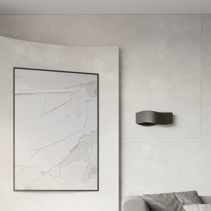 Vägglampa TILA 40 svart