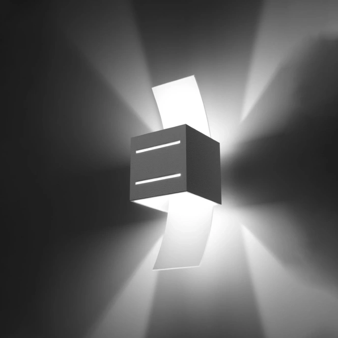 Vägglampa LORETO vit