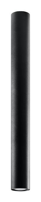 Plafond LAGOS 60 svart + 1x LED-lampa GU-10 3000K varm 7W 620lm