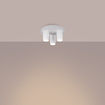 Plafond LAGOS 3P vit + 3x LED-lampa GU-10 3000K varm 7W 510lm