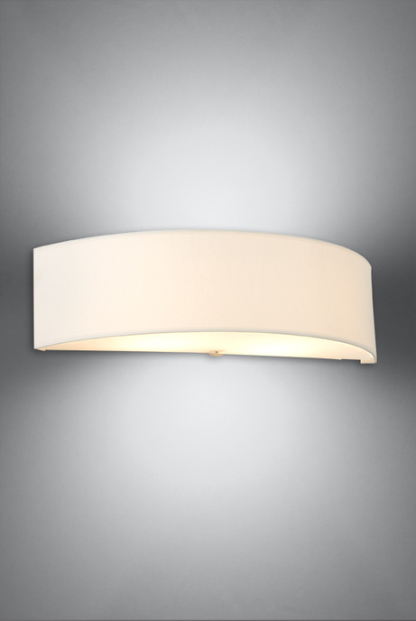 Vägglampa SKALA vit + 2x LED-lampa E27 3000K varm 7,5W 620lm