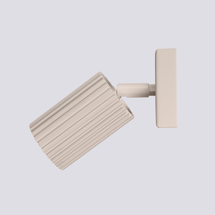 Vägglampa KARBON taupe