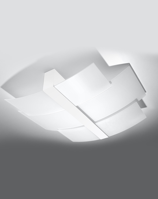 Plafond CELIA vit + 3x LED-lampa E27 4000K Kall 7,5W 650lm