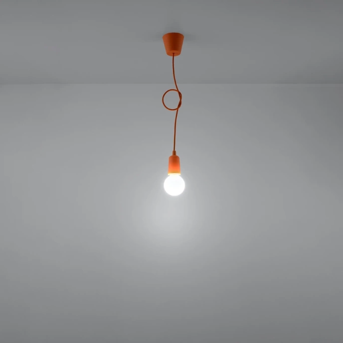 Pendel lampa DIEGO 1 orange