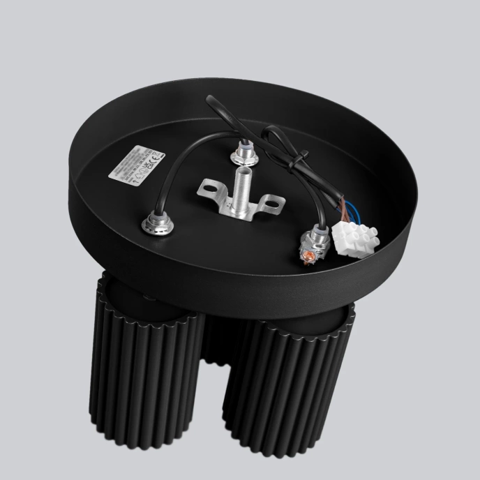 Taklampa KARBON 3P svart