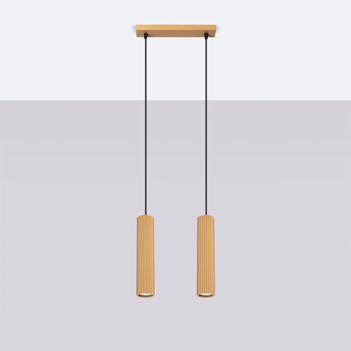 Pendellampa KARBON 2 guld