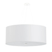 Ljuskrona OTTO 70 vit + 6x LED-lampa E27 3000K varm 7,5W 620lm