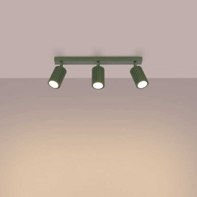 Plafond KARBON 3L olivgrön