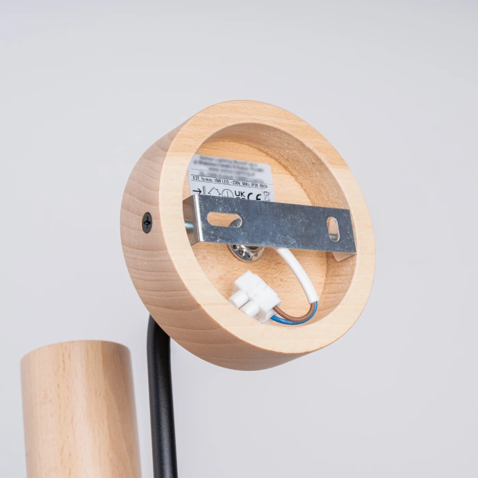 Vägglampa TIMBO svart