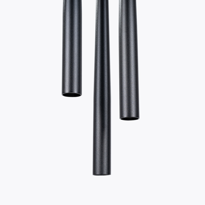 BLISS 3P taklampa svart + 3x LED-lampa G9 4000K Kall 4,5W 460lm