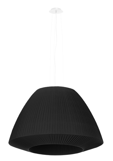 Ljuskrona BELLA 60 svart + 3x LED-lampa E27 4000K Kall 7,5W 650lm