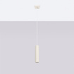 Pendellampa KARBON 1 beige + 1x LED-lampa GU-10 4000K Cold 7W 530lm