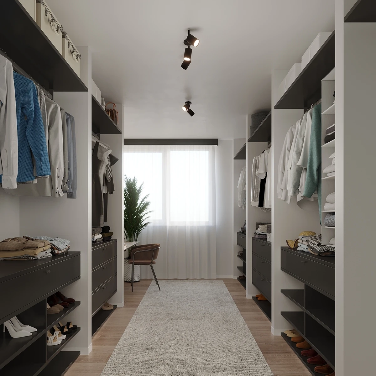 Plafond LEMMI 3 svart