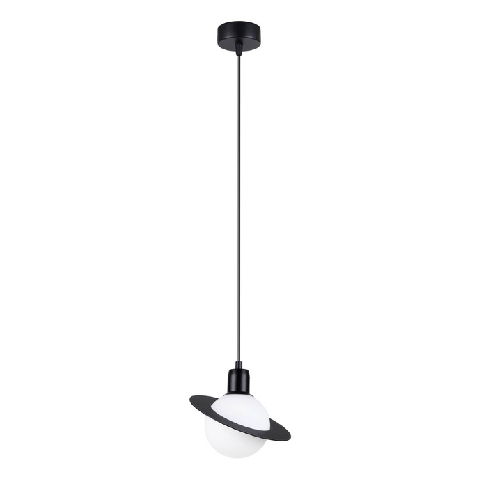 Pendellampa HYPERION 1 svart + 1x LED-lampa G9 4000K Cold 4,5W 460lm