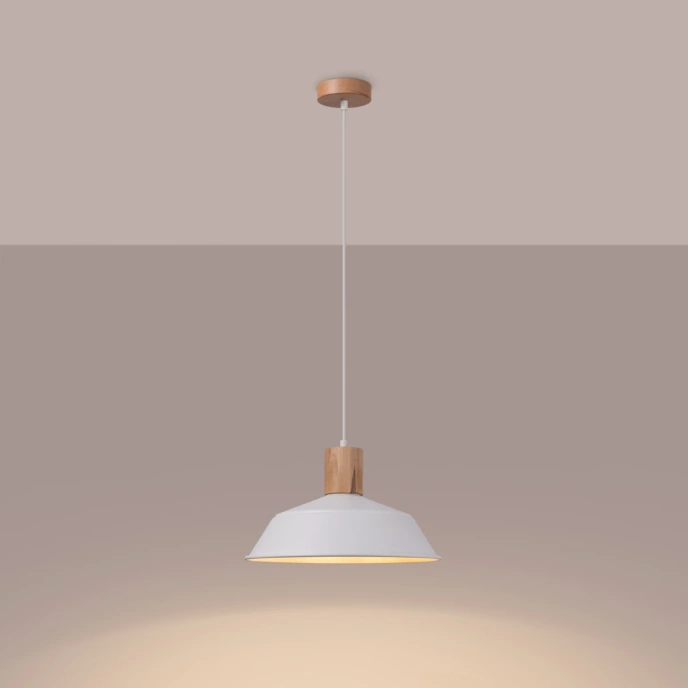 Pendellampa FANO vit