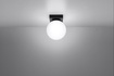 Plafond YOLI 1 svart + 1x LED-lampa G9 4000K kall 4,5W 460lm