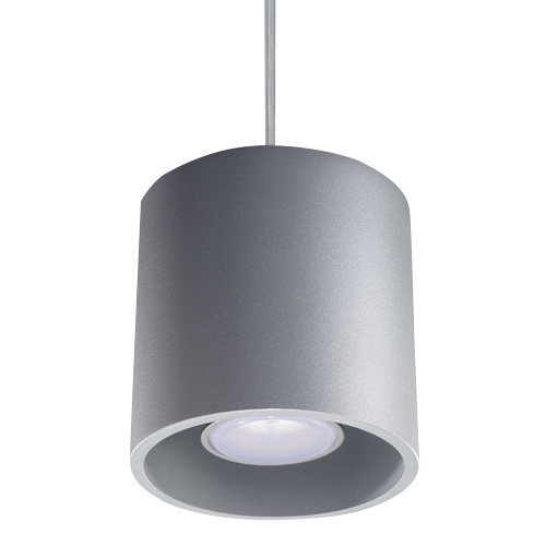 Pendellampa ORBIS 1 grå +1x LED-lampa GU-10 3000K varm 7W 620lm