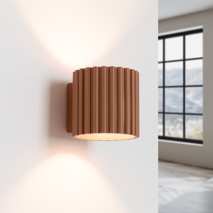 Vägglampa AURA mocha G9