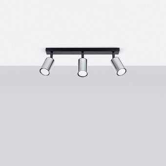 Plafond WINX 3 svart/krom