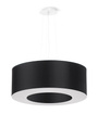 Ljuskrona SATURNO 50 svart + 5x LED-lampa E27 4000K Kall 7,5W 650lm