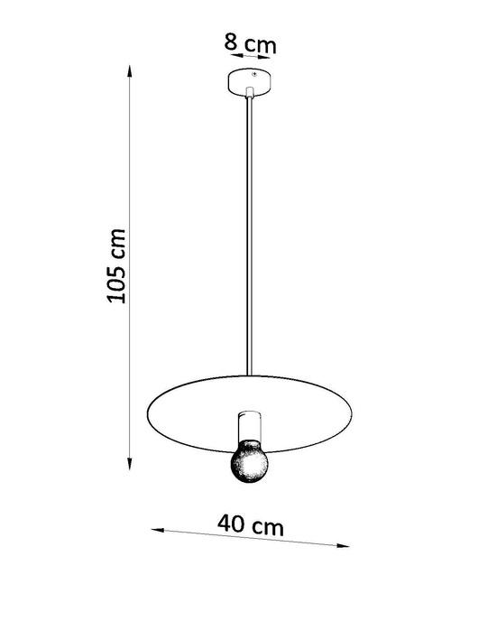 FLAVIO taklampa i rostfritt stål