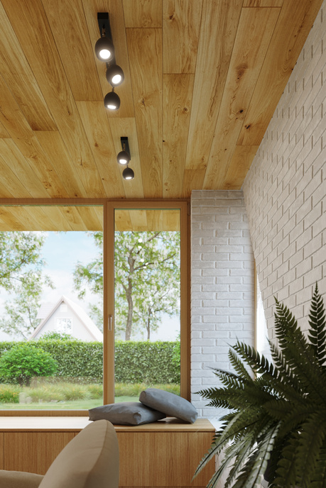 Plafond OCULARE 4L svart + 4x LED-lampa GU-10 4000K kall 7W 630lm