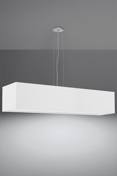 Ljuskrona SANTA 120 vit + 5x LED-lampa E27 4000K Kall 7,5W 650lm