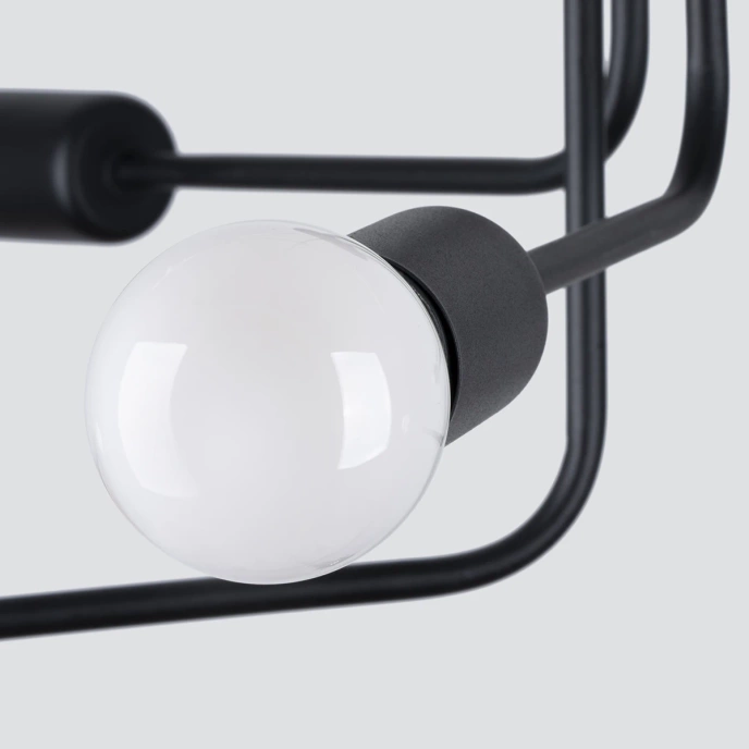 Ljuskrona NORAH 6 svart