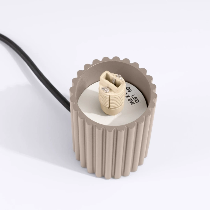 Bordslampa HALO taupe