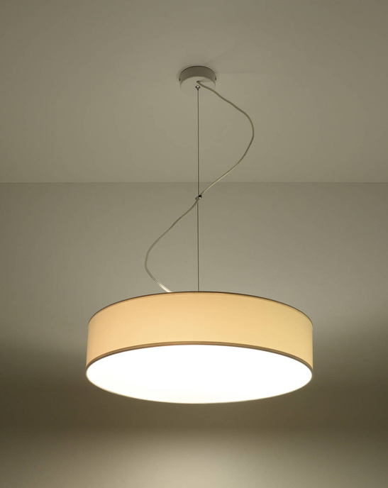 Pendellampa ARENA 45 WHITE + 3x LED-lampa E27 3000K Warm 7,5W 620lm