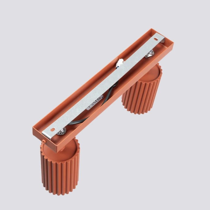 Plafond KARBON 2 ockraröd